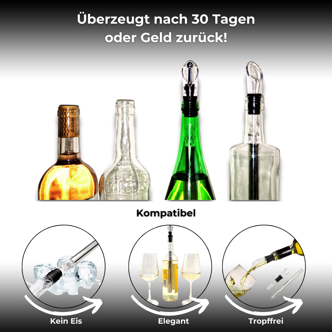 🧊 LEX Winokühlstab™ | Immer eisgekühlten Wein