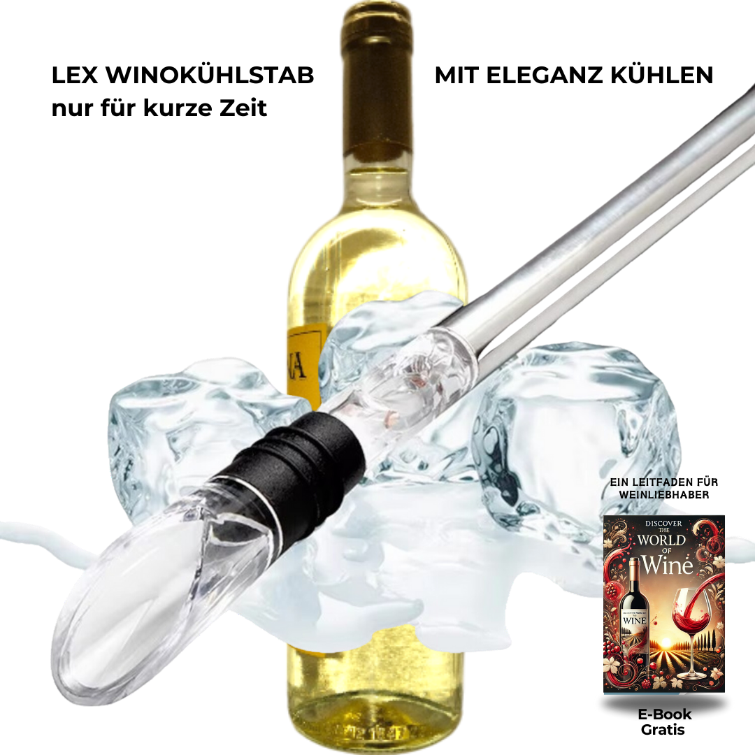 🧊 LEX Winokühlstab™ | Immer eisgekühlten Wein