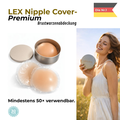 LEX Nipple Cover ohne Abdrücke oder Ränder – kein Einschneiden, kein Druck
